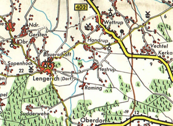 heimatarchiv.de - Landkarte aus den 50er Jahren